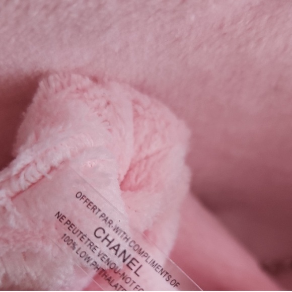 Chanel Precision White Patent Leather with Teddy Bear Barbie Pink Logo - Picture 15 of 16